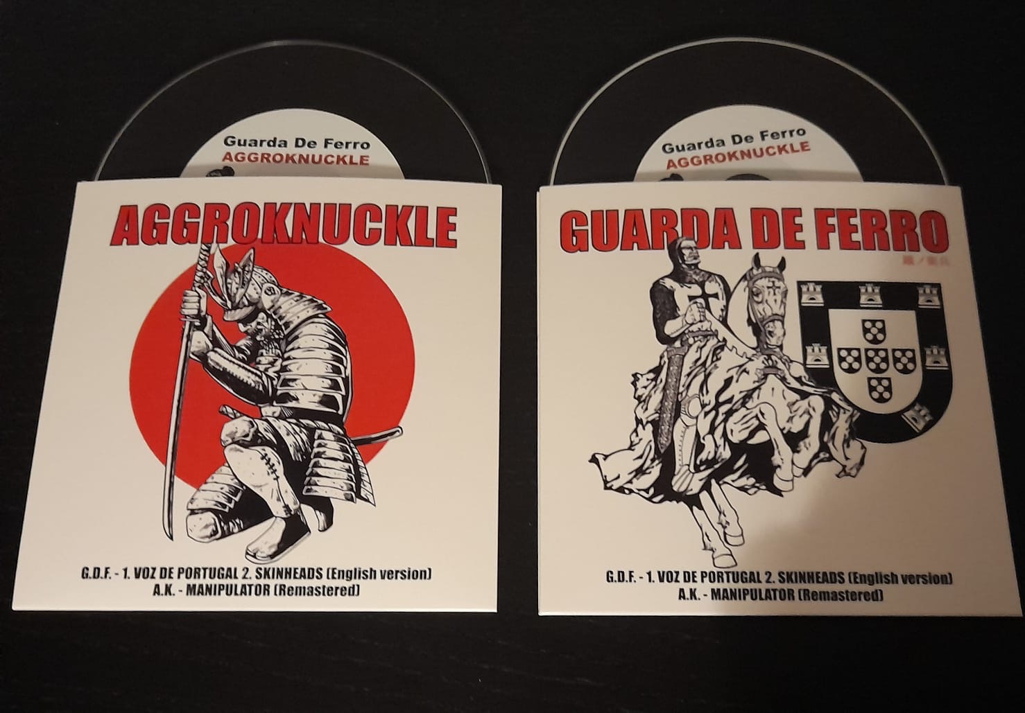 Guarda De Ferro / Aggro Knuckle Split-Single CD
