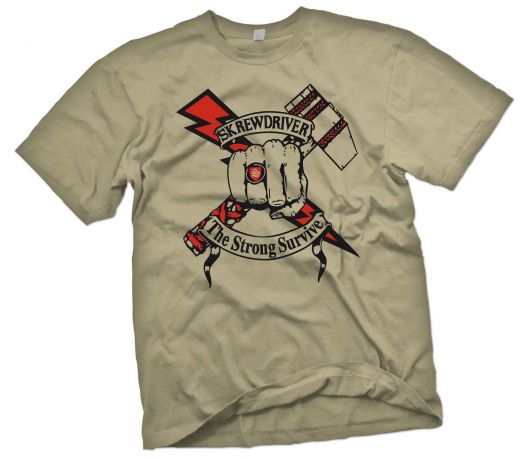 Skrewdriver - The Strong Survive /T-Shirt