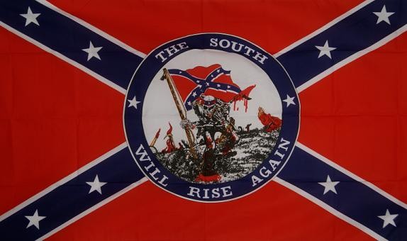 Fahne - Südstaaten - The South will rise raise again