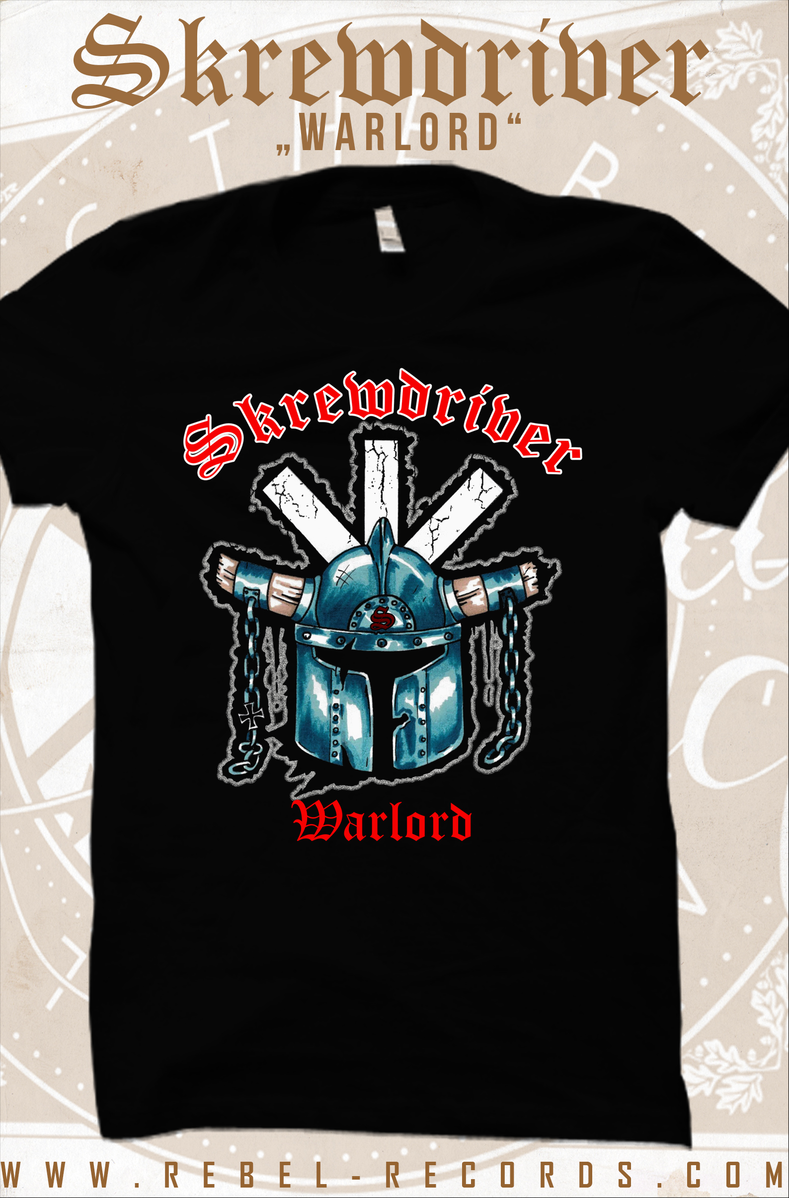 Skrewdriver - Warlord T-Shirt