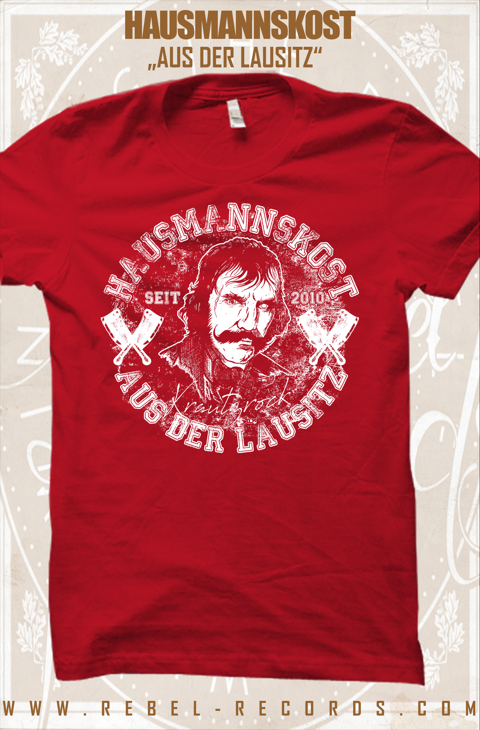 Hausmannskost - Aus der Lausitz T-Shirt rot