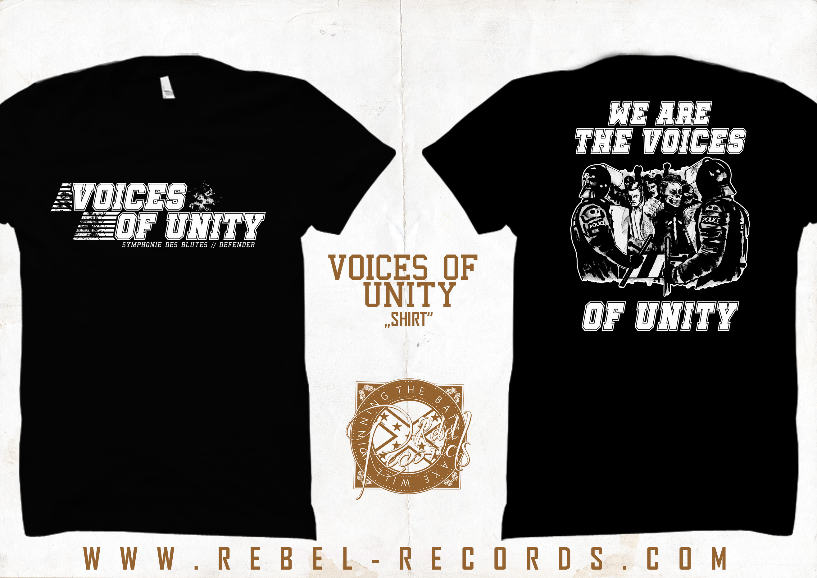 VOICES OF UNITY - SYMPHONIE DES BLUTES / DEFENDER T-SHIRT