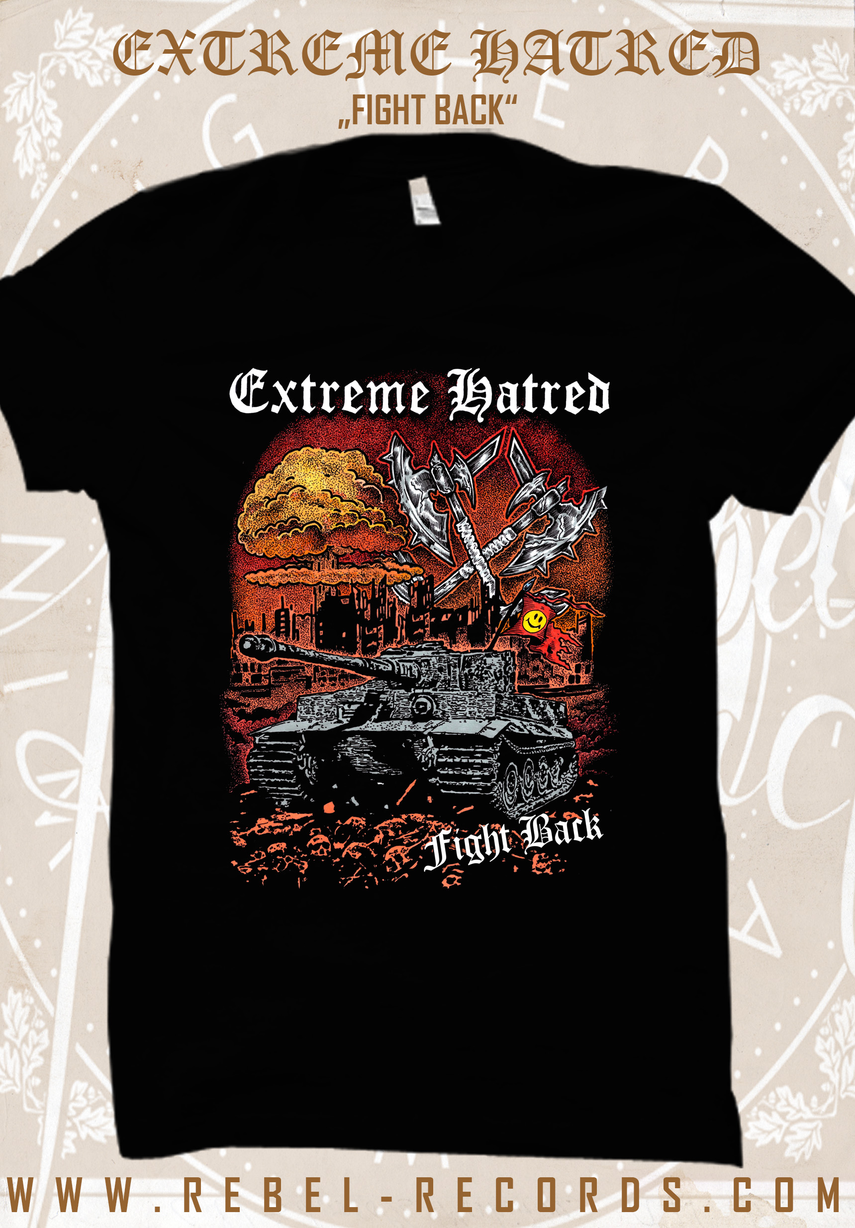 Extreme Hatred - Fight Back T-Shirt