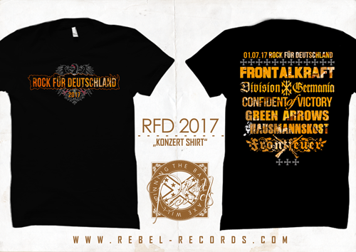 Rock für Deutschland 2017 -Konzert T-Shirt