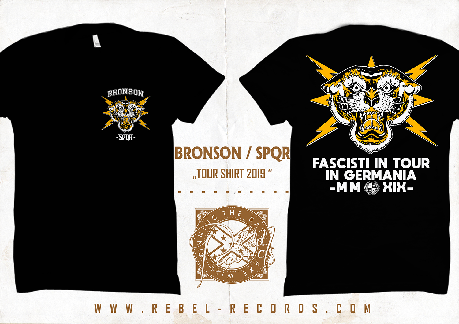 BRONSON / SPQR - Tour Shirt 2019