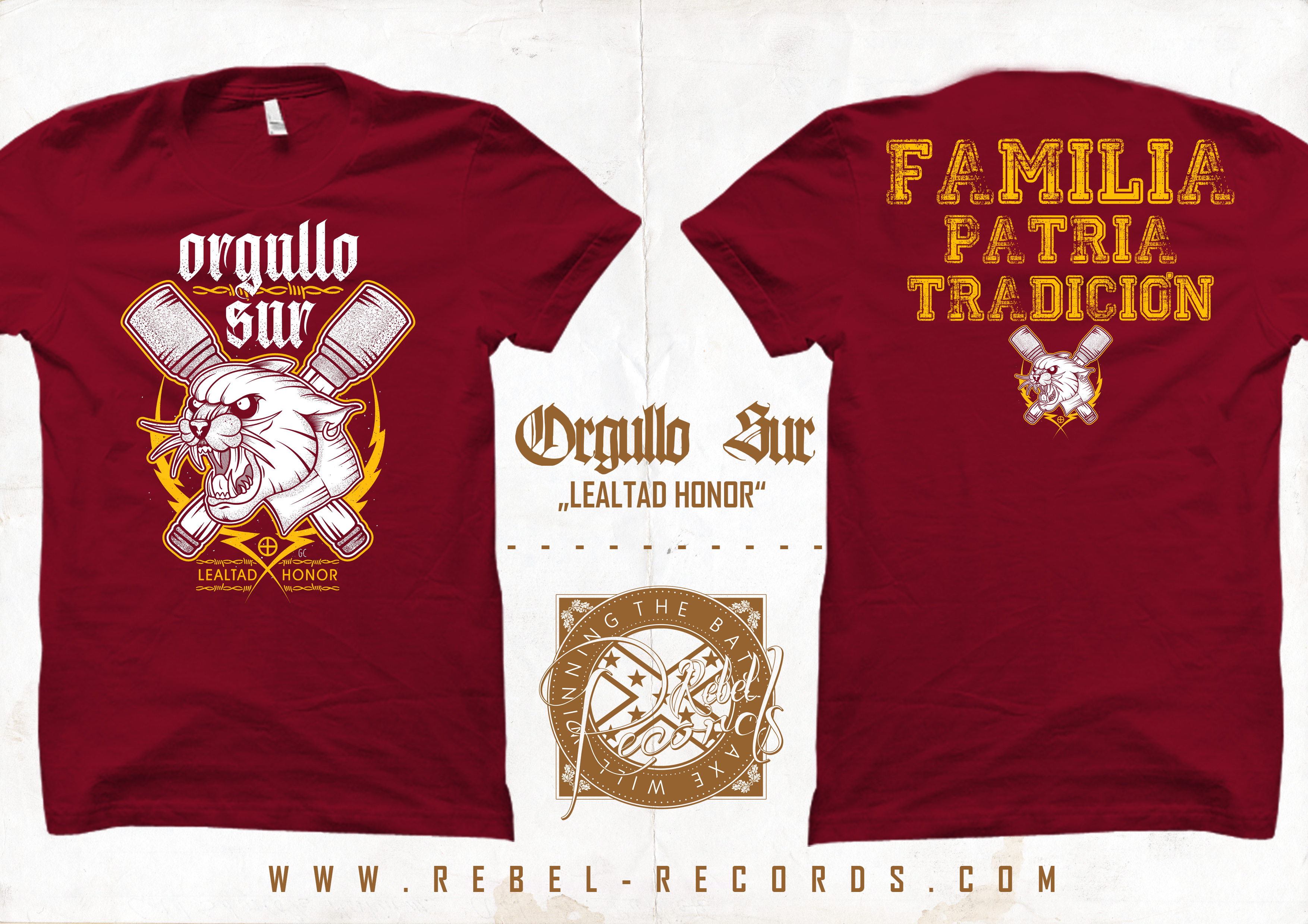 ORGULLO SUR - LEALTAD HONOR T-SHIRT