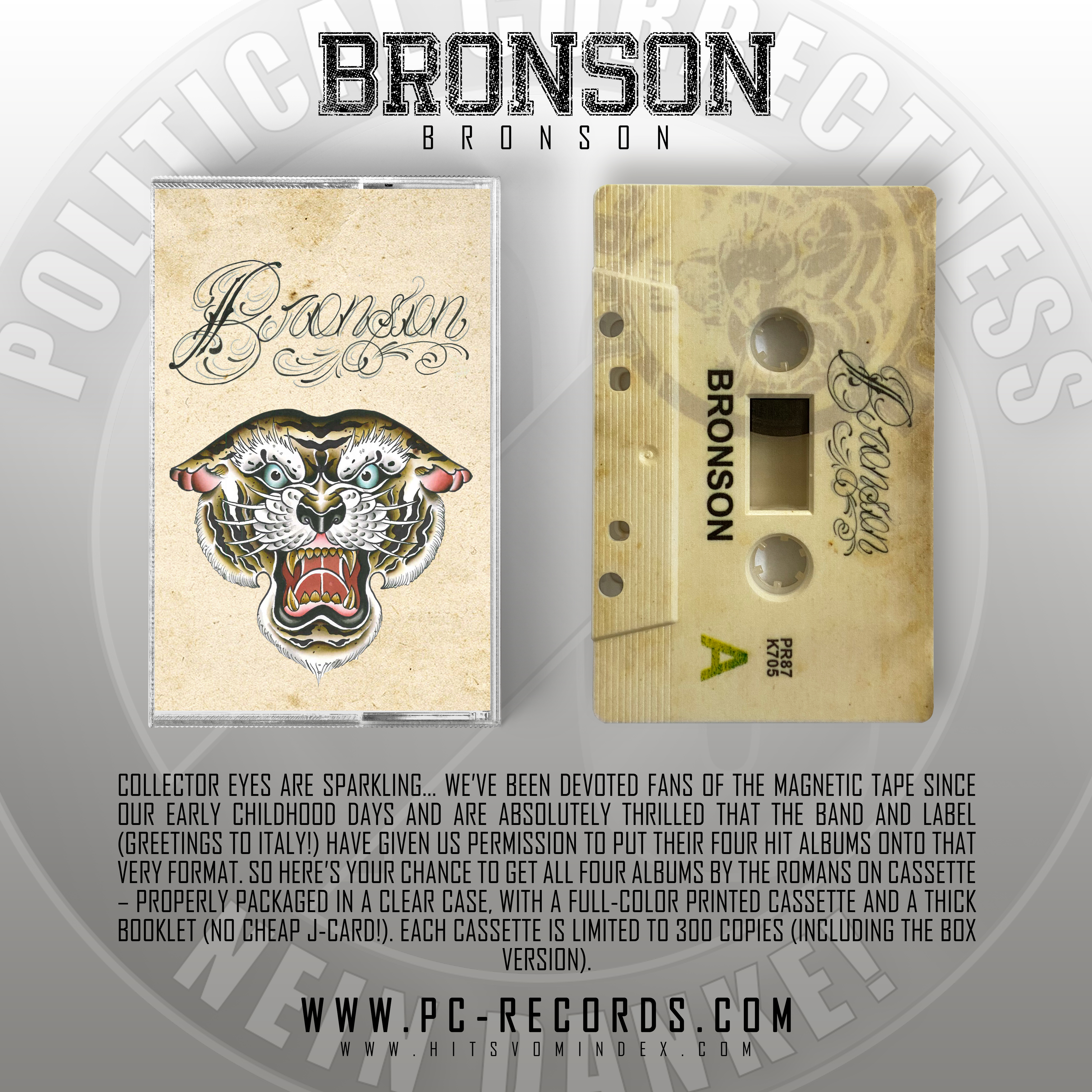 Bronson - Bronson "s/t" - MC/Kassette