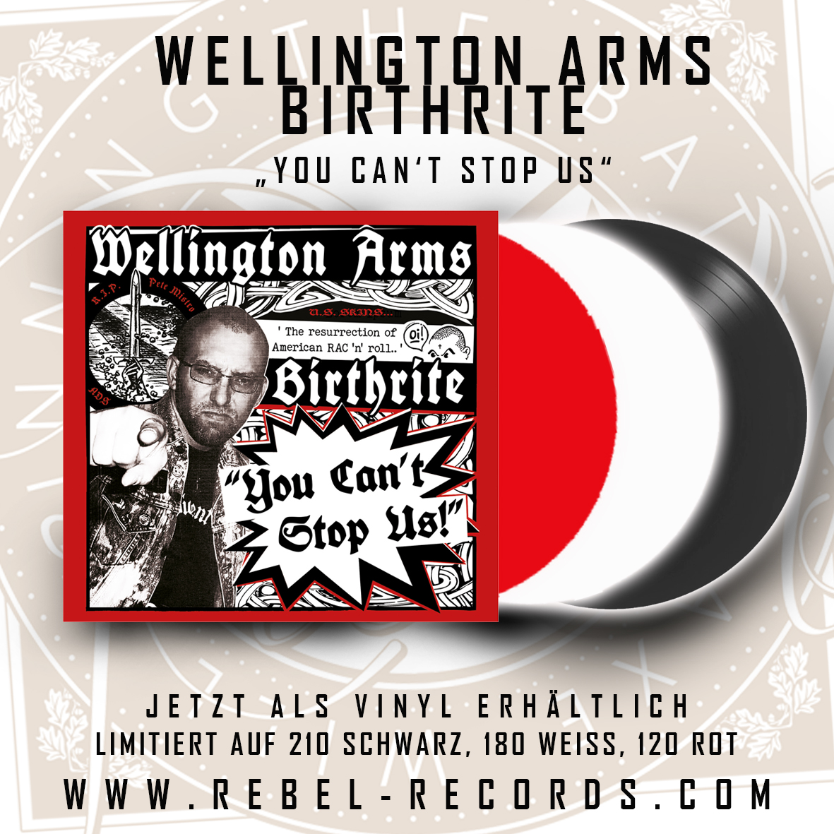 Birthrite / Wellington Arms – You Can´t Stop Us! EP