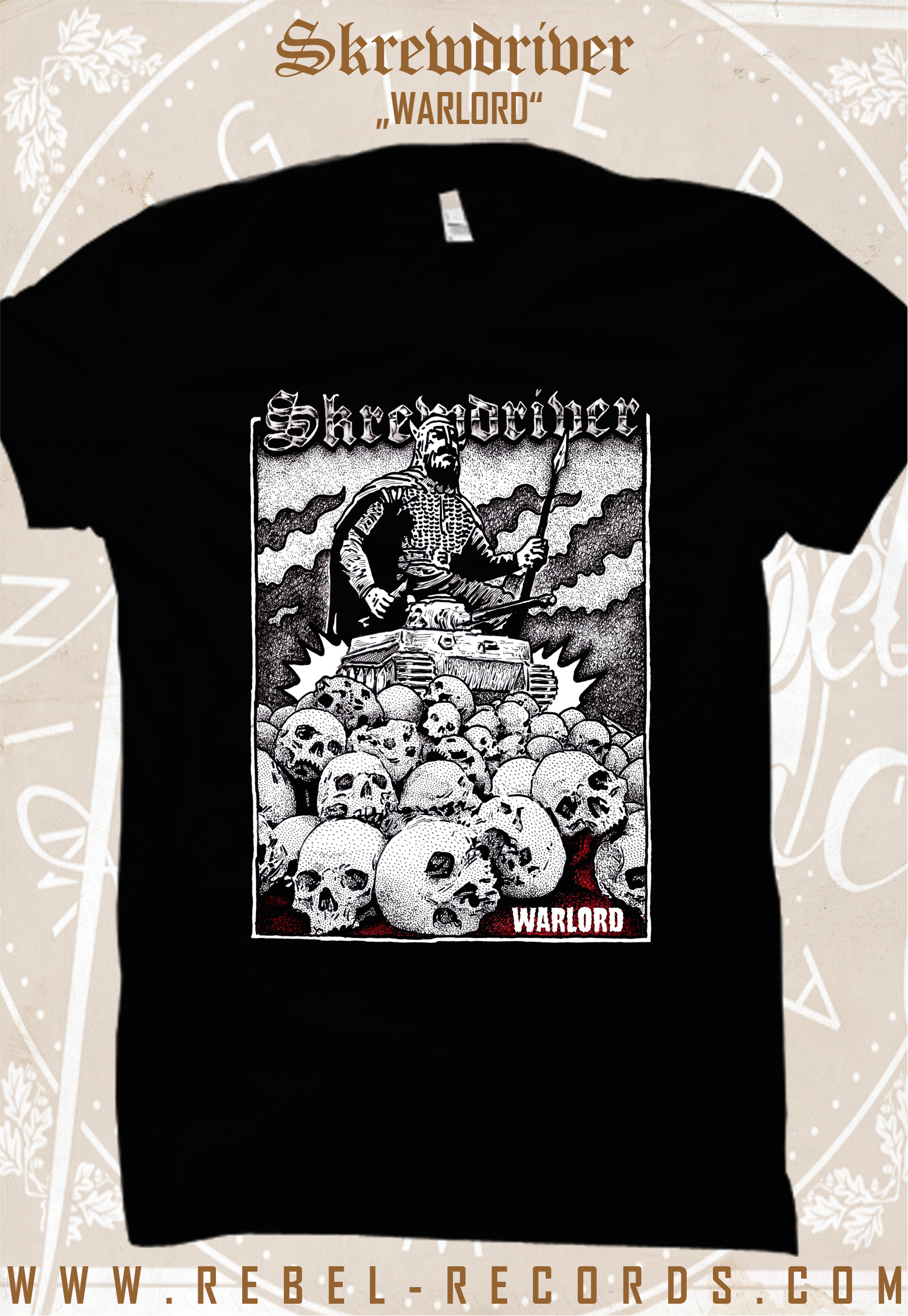 Skrewdriver - Warlord II Panzer T-Shirt
