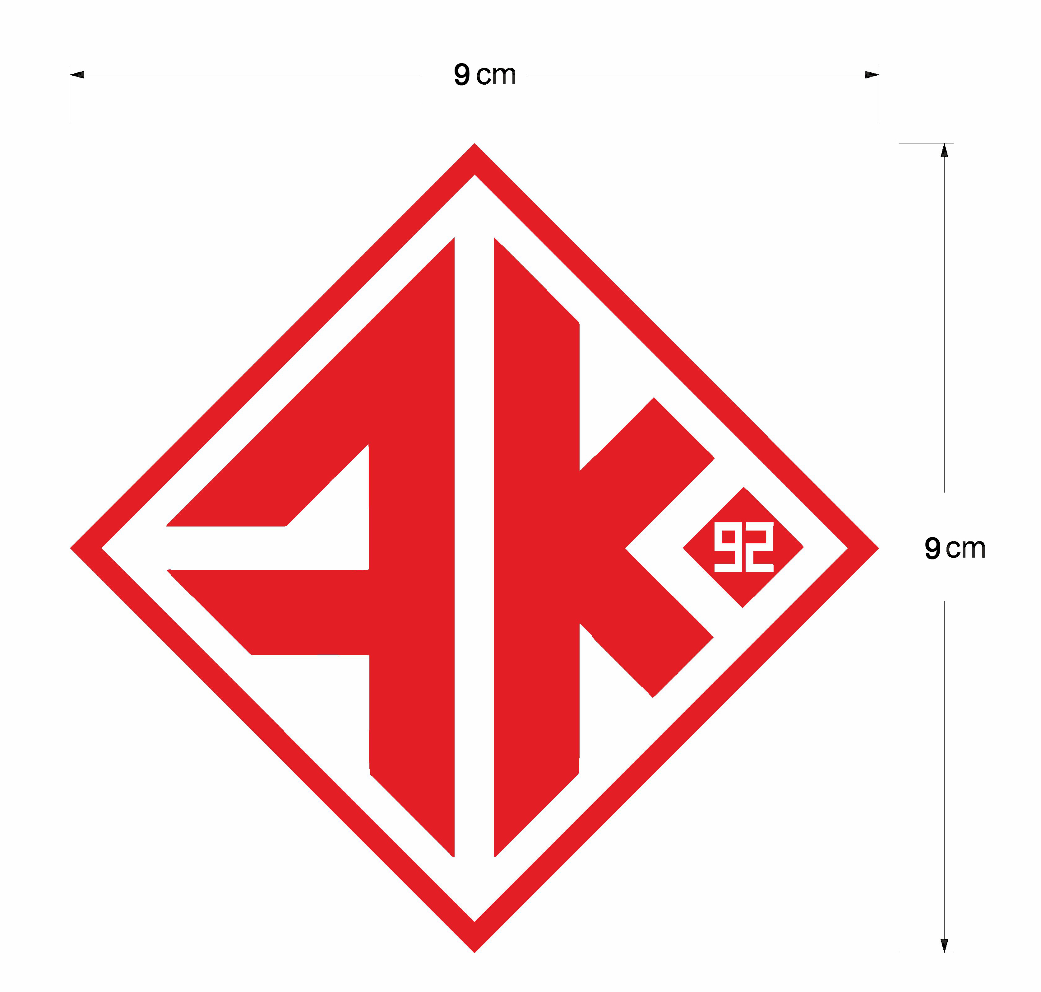 FRONTALKRAFT - AUTOAUFKLEBER