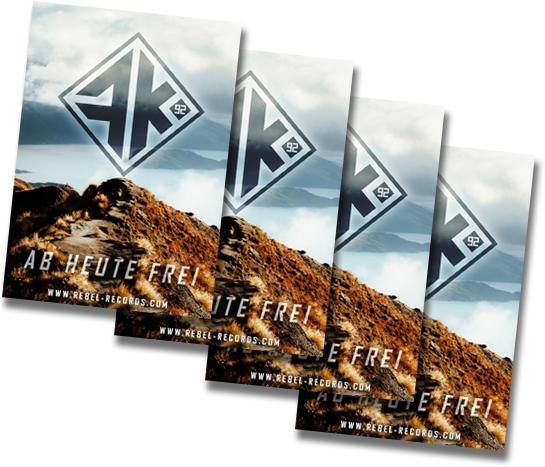 Frontalkraft Ab Heute frei Aufkleber