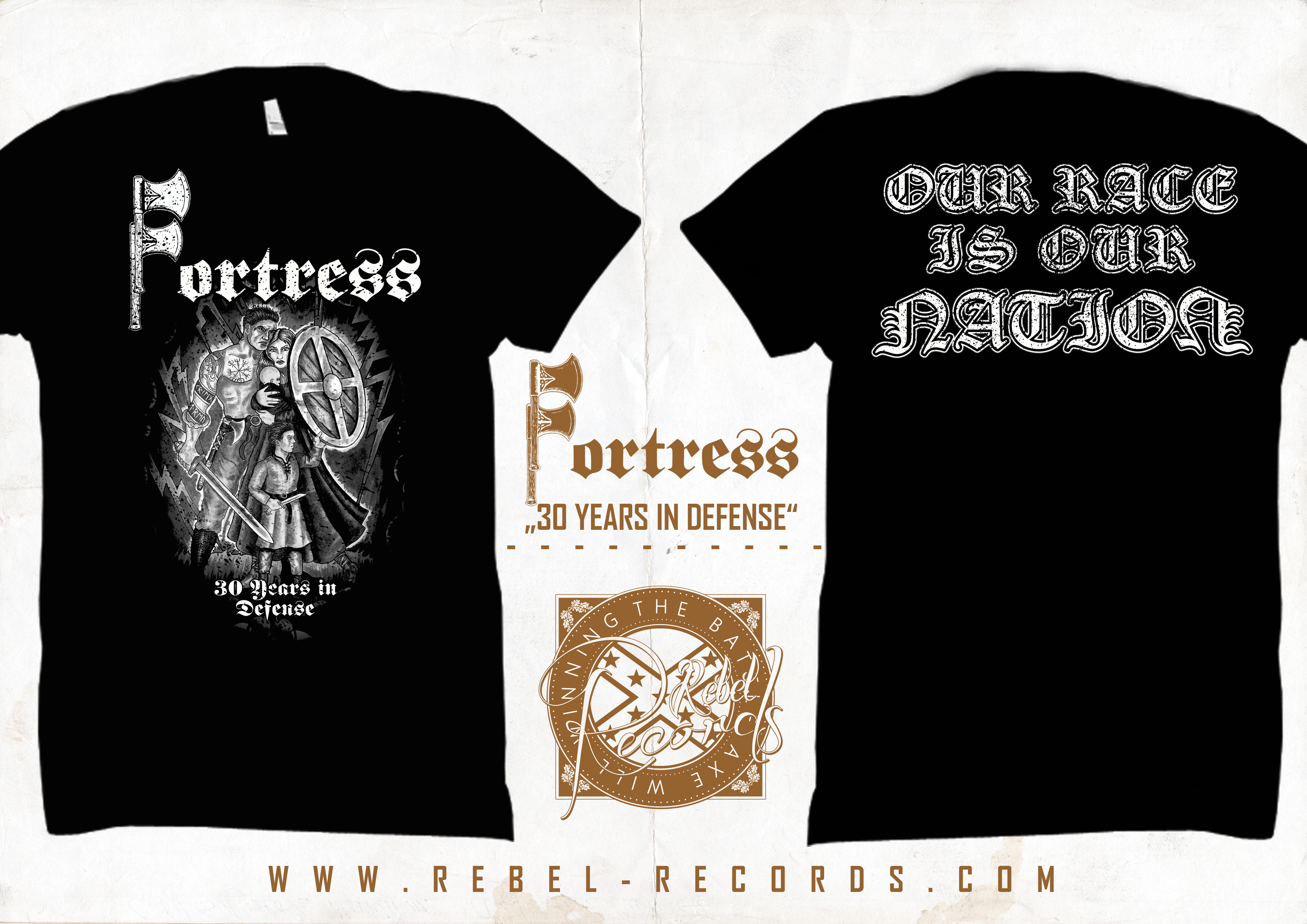 FORTRESS - 30 Years in Defense T-Shirt