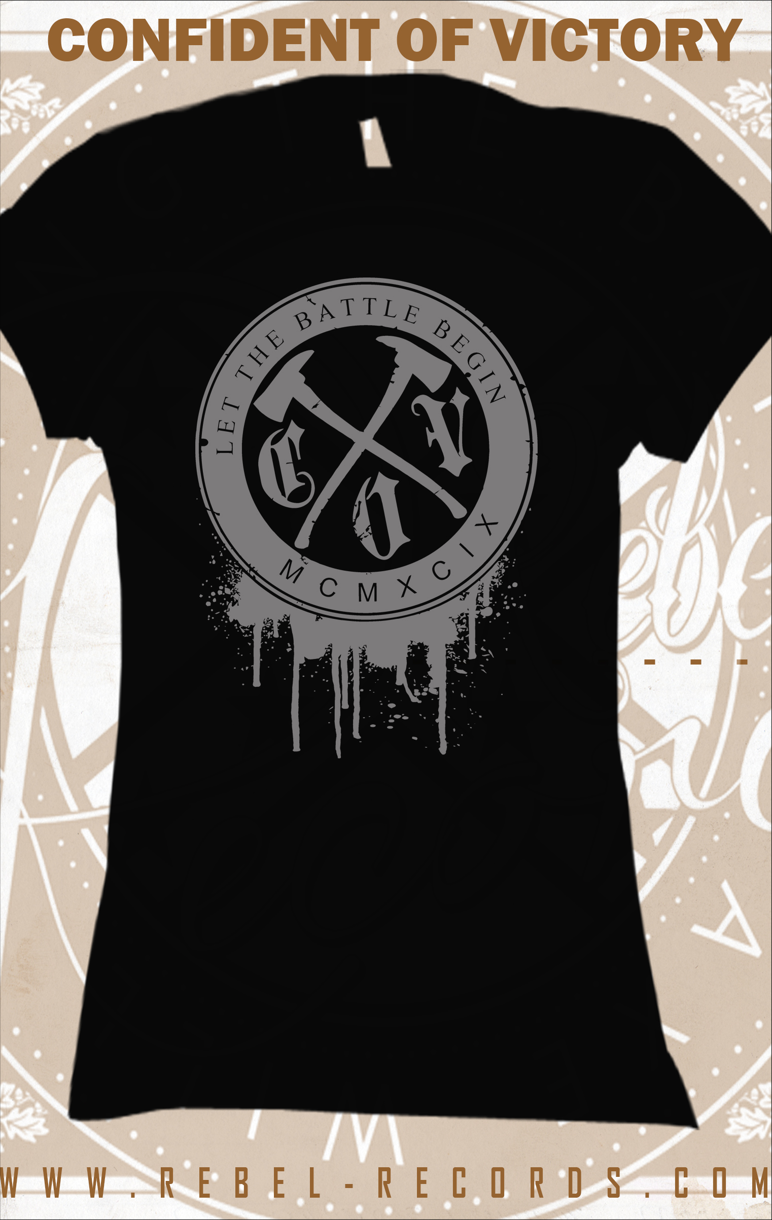 Confident of Victory - Let the battle begin Girly-Shirt