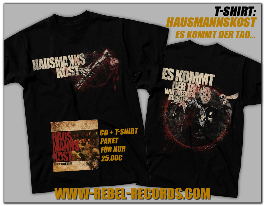 Hausmannskost - Es kommt der Tag CD+T-Shirt Paket