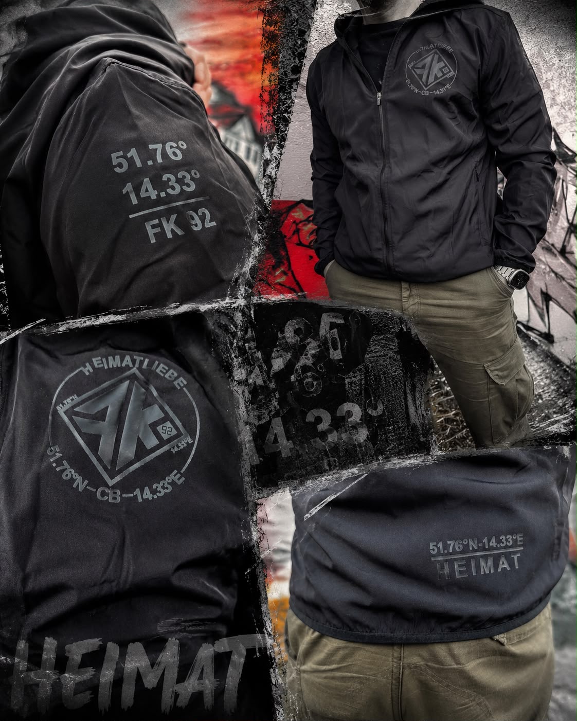 Frontalkraft - Heimatliebe - Windbreaker