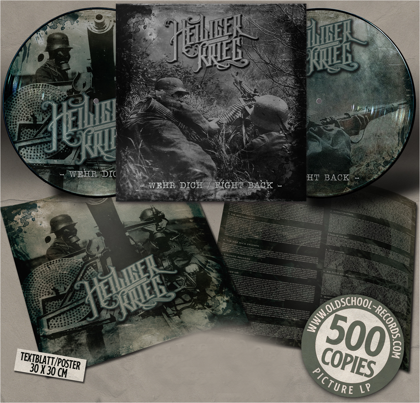 Heiliger Krieg - Wehr dich / Fight Back Picture LP