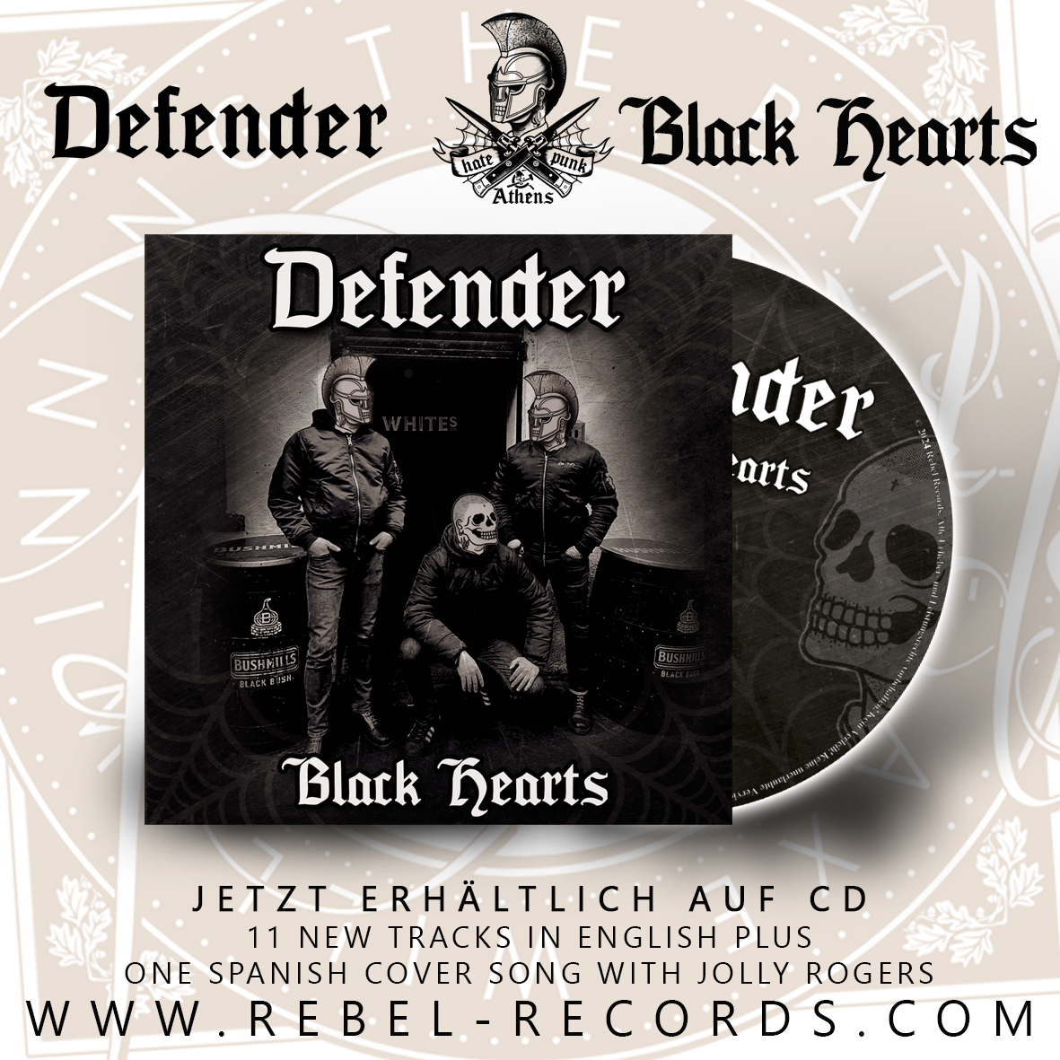 Defender - Black Hearts CD