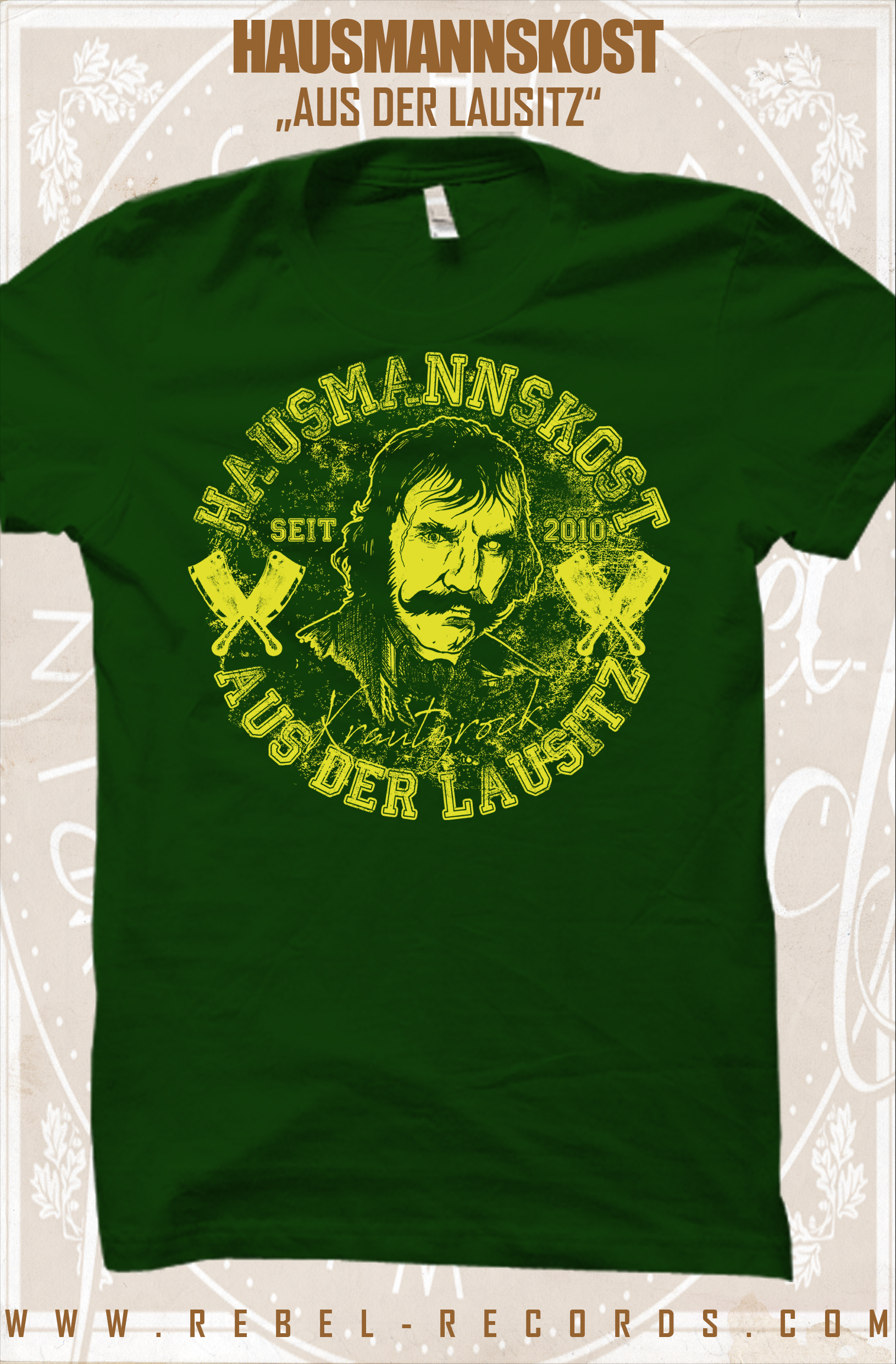 Hausmannskost - Aus der Lausitz T-Shirt grün
