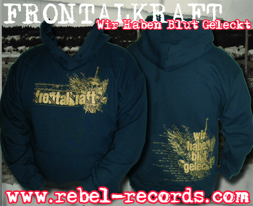 Frontalkraft - wir haben Blut geleckt - Kapu/ schwarz