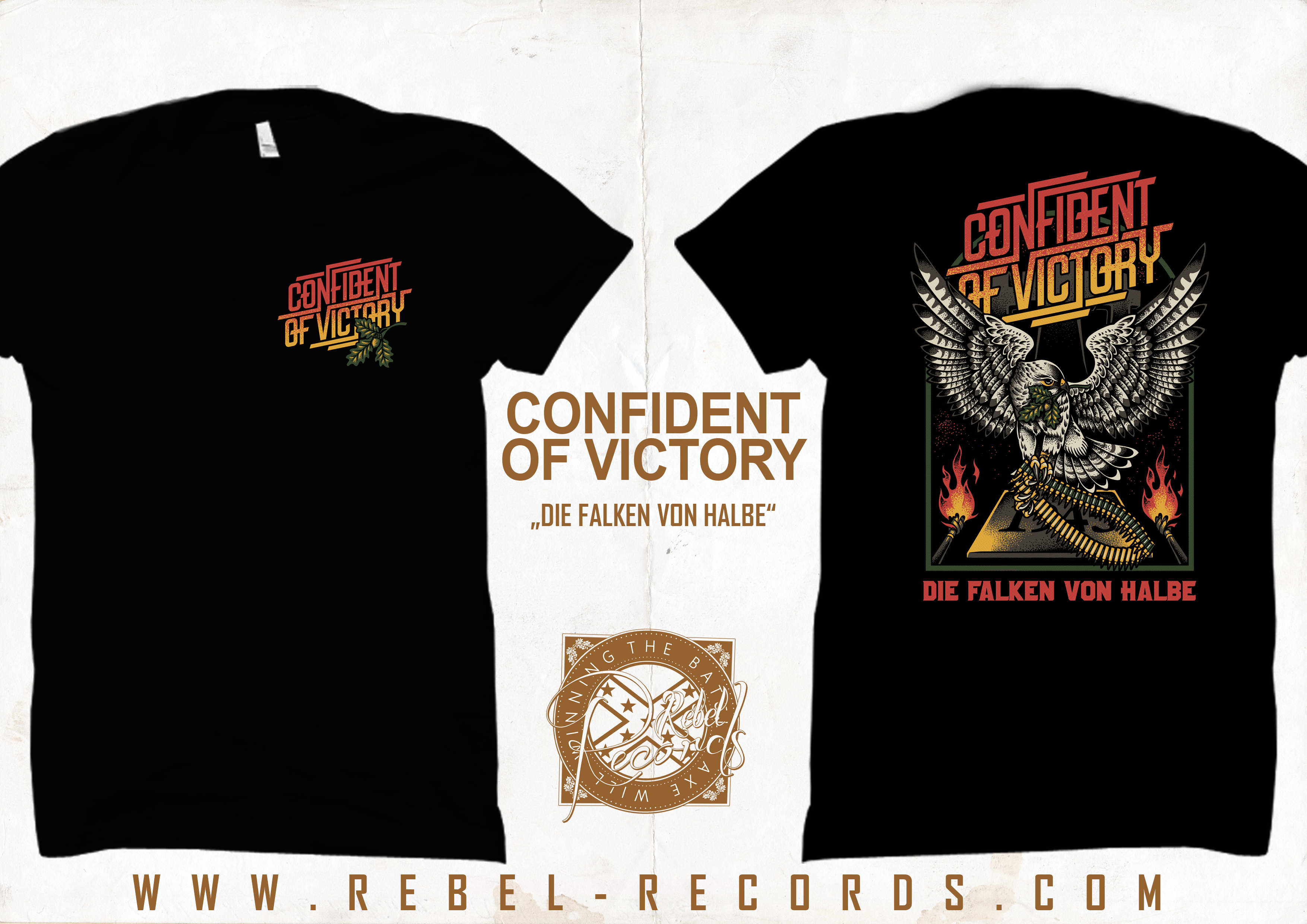 Confident of Victory - Die Falken von Halbe T-Shirt