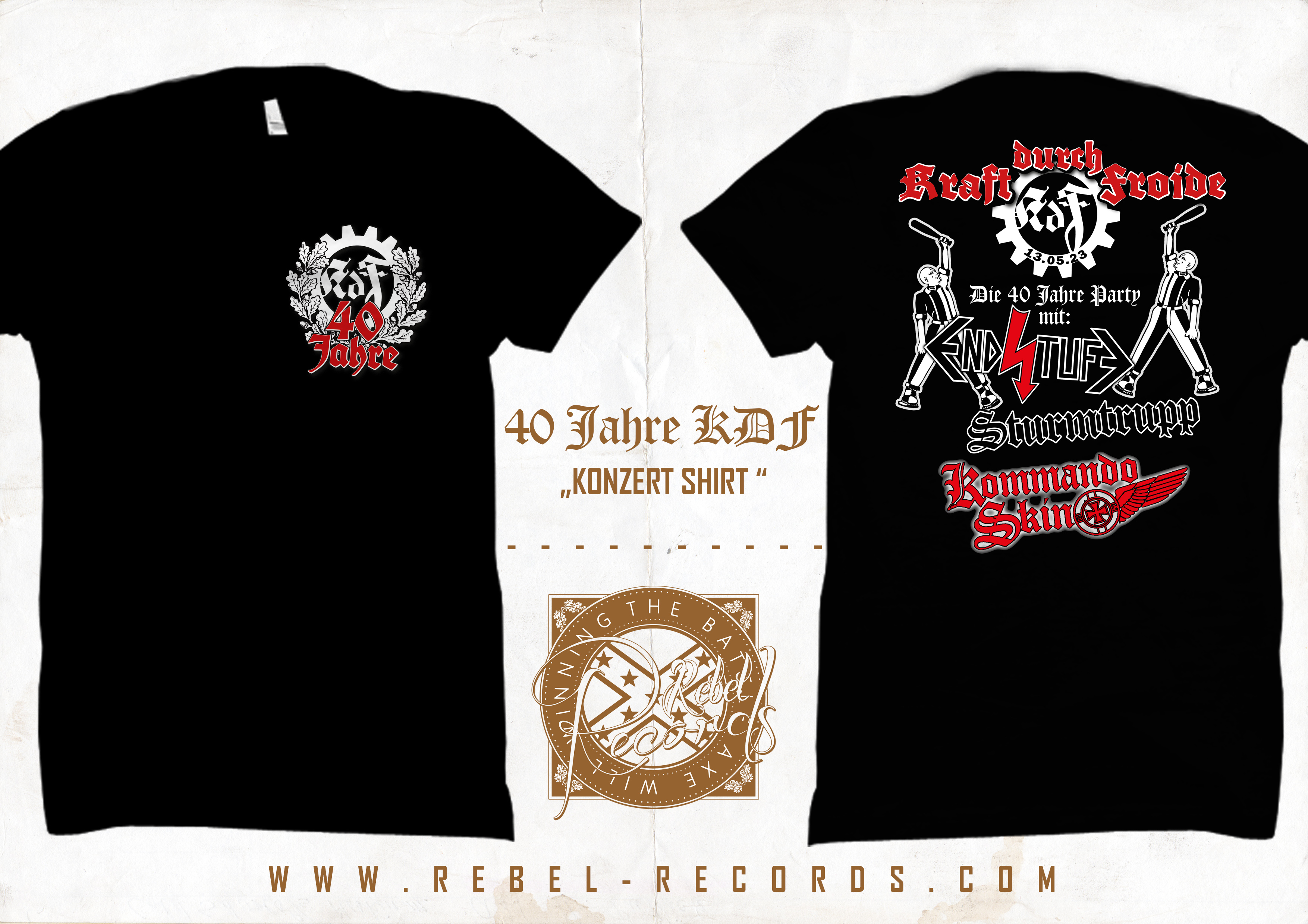 40 Jahre Kraft durch Froide - Konzertshirt