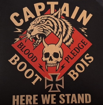 CAPTAIN BOOTBOIS / BLOOD PLEDGE - Here we stand Split 10 LP