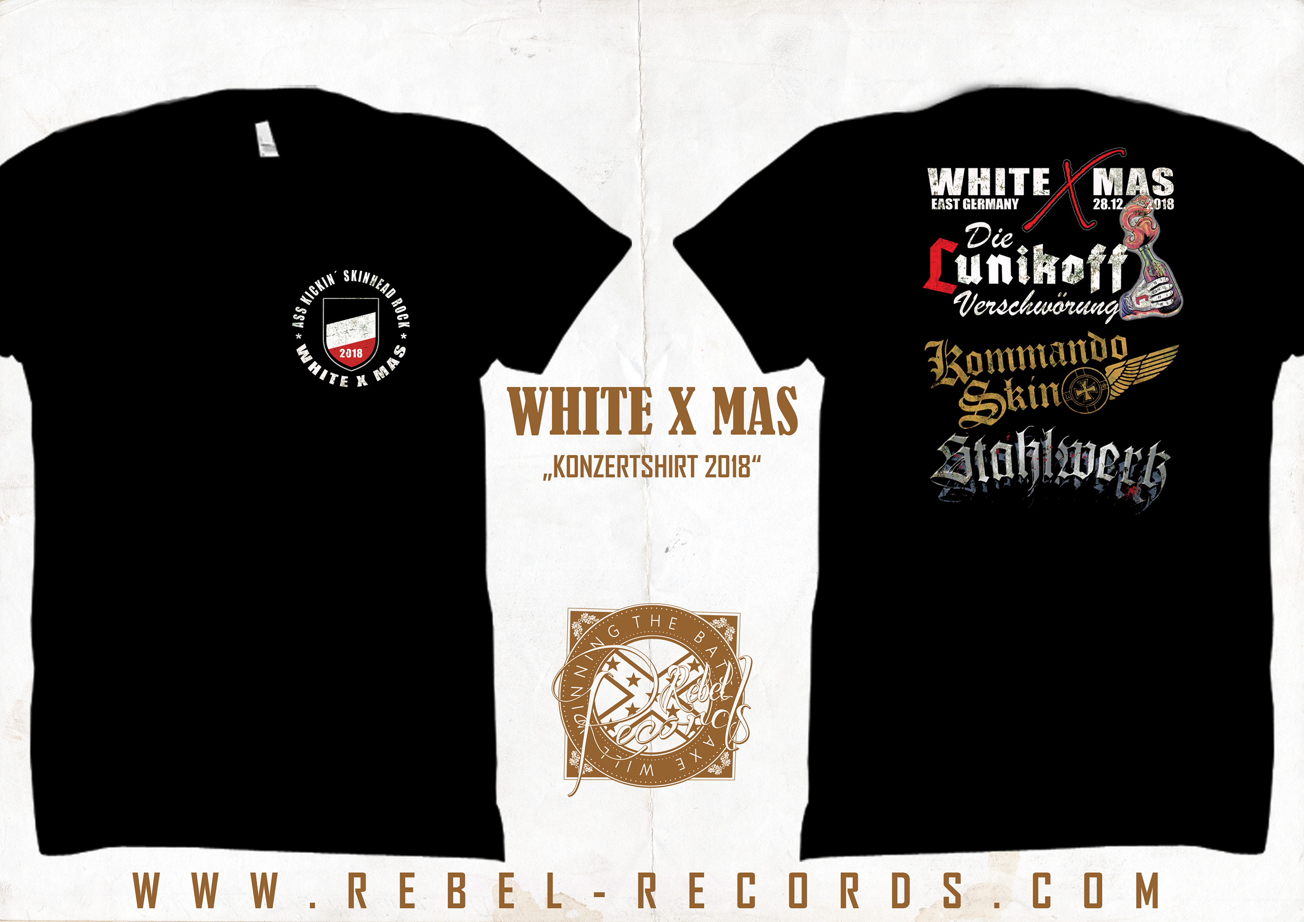 White X Mas 2018 Konzert-Shirt