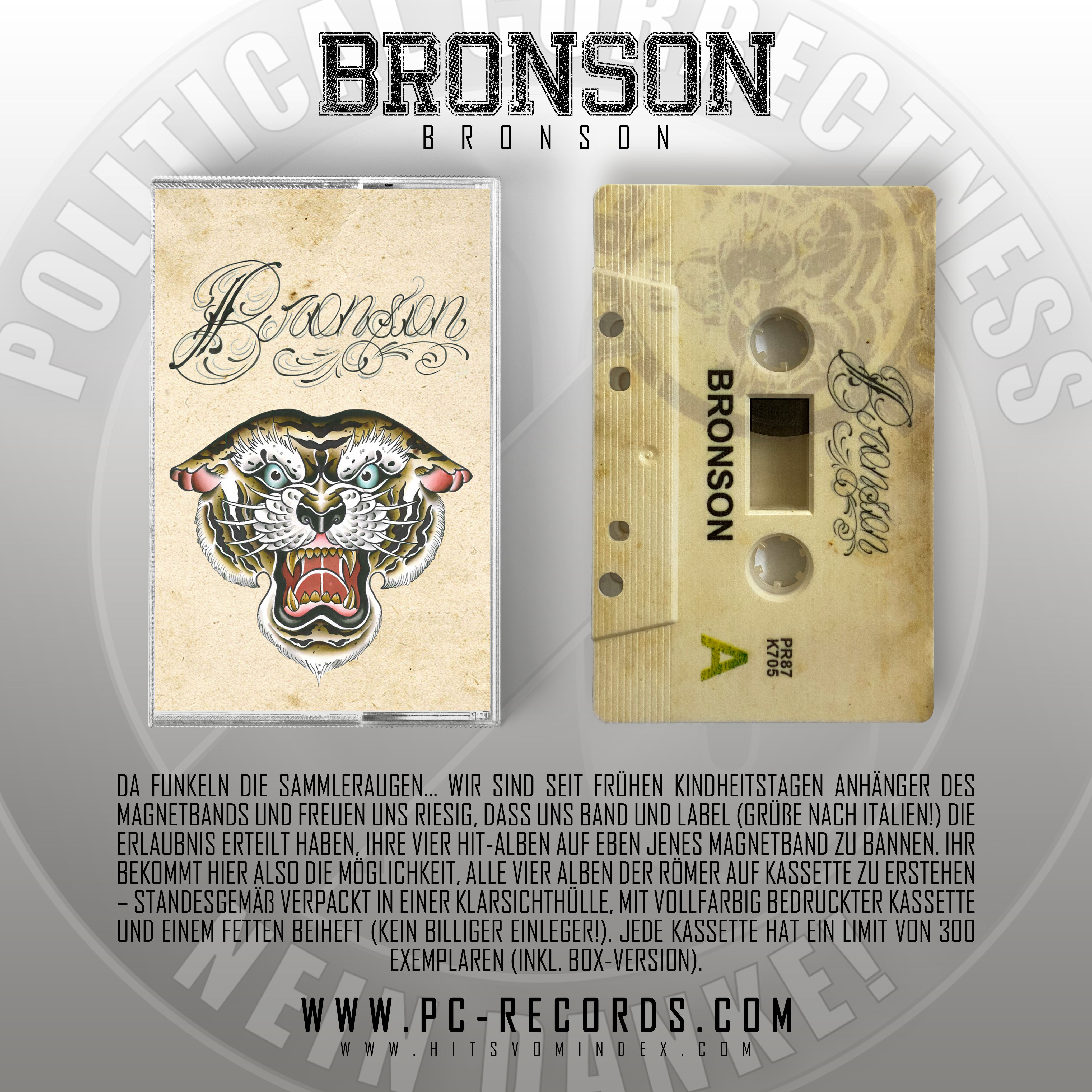Bronson - Bronson "s/t" - MC/Kassette