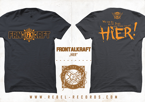 Frontalkraft - Hier T-Shirt