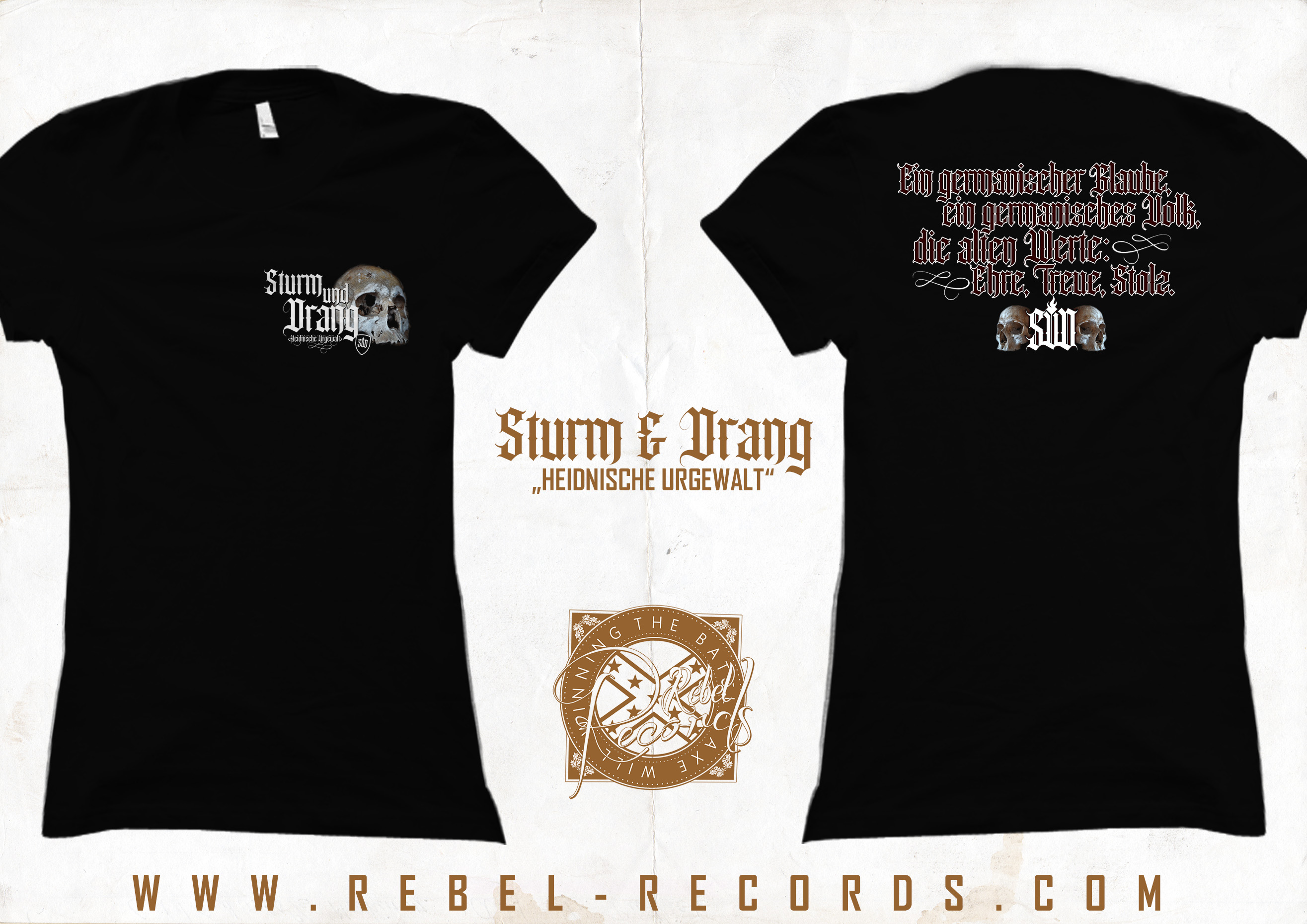 Sturm und Drang - Heidnische Urgewalt Frauen-Shirt