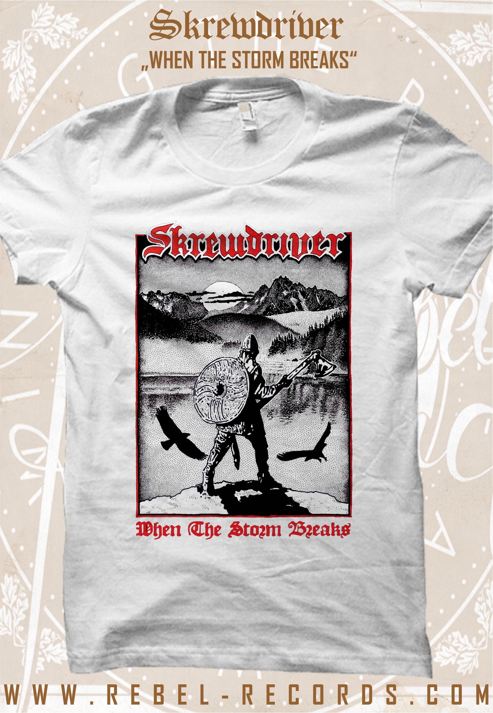 Skrewdriver - When the Storm Breaks T-Shirt