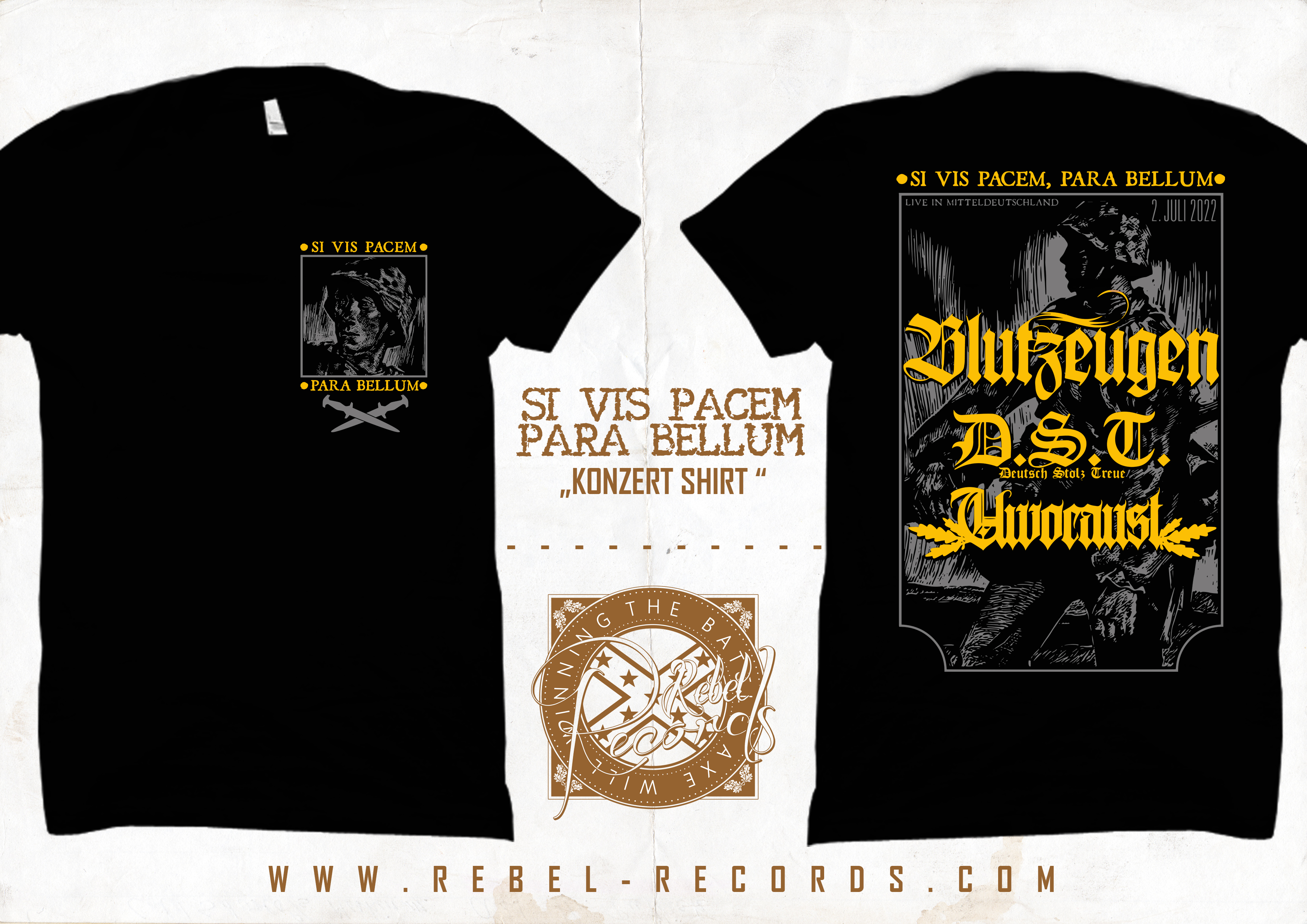 Si Vis Pacem Para Bellum - Konzert Shirt