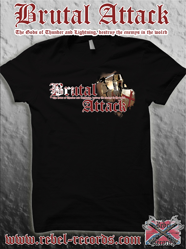 Brutal Attack - Kreuzritter T-Shirt