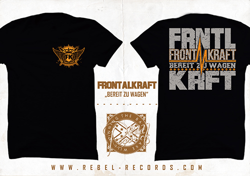 Frontalkraft - Bereit zu wagen T-Shirt schwarz