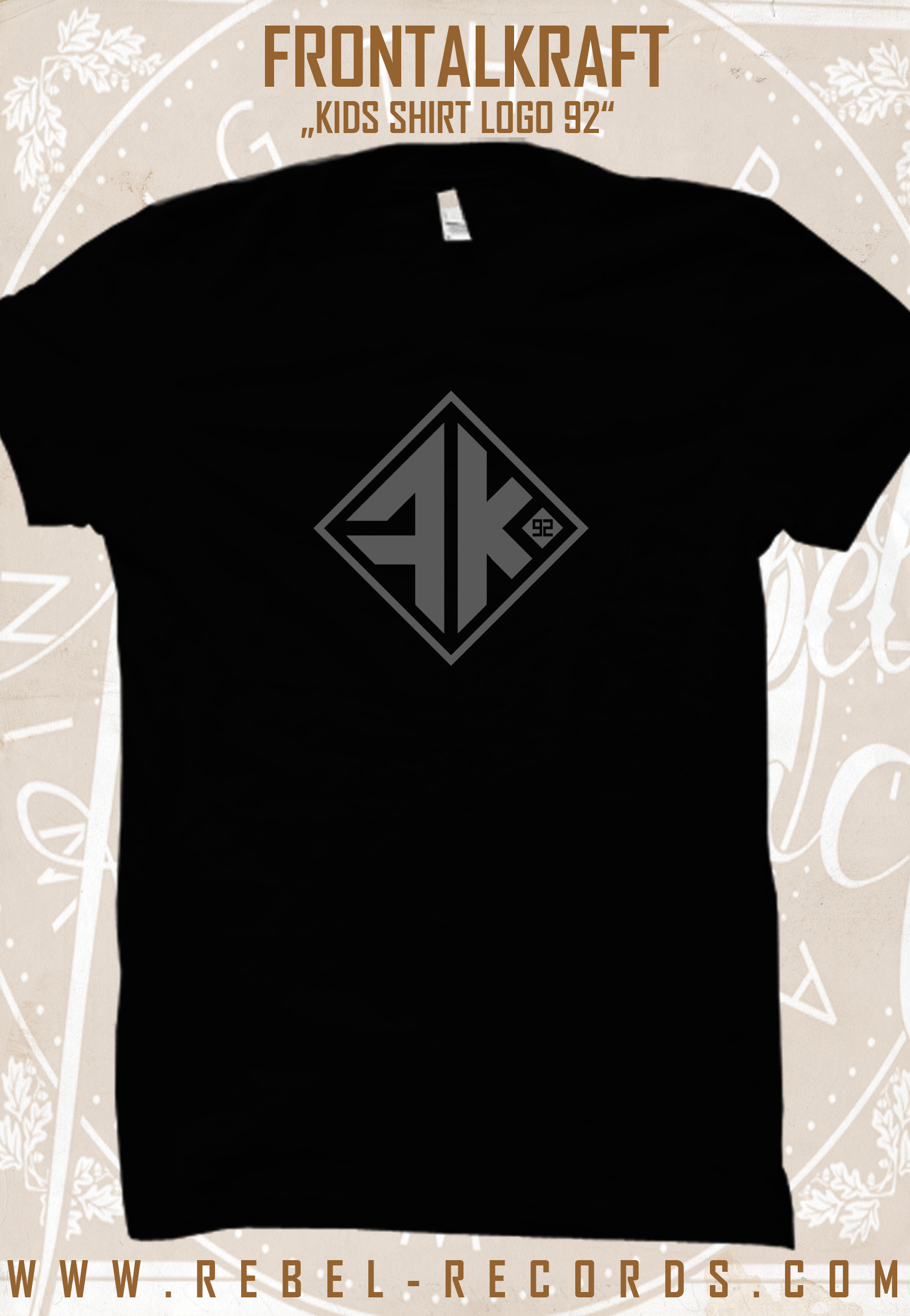 Frontalkraft - Logo 92 Kids-Shirt