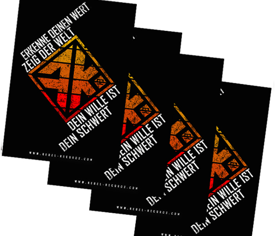 Frontalkraft Dein Wille... Aufkleber