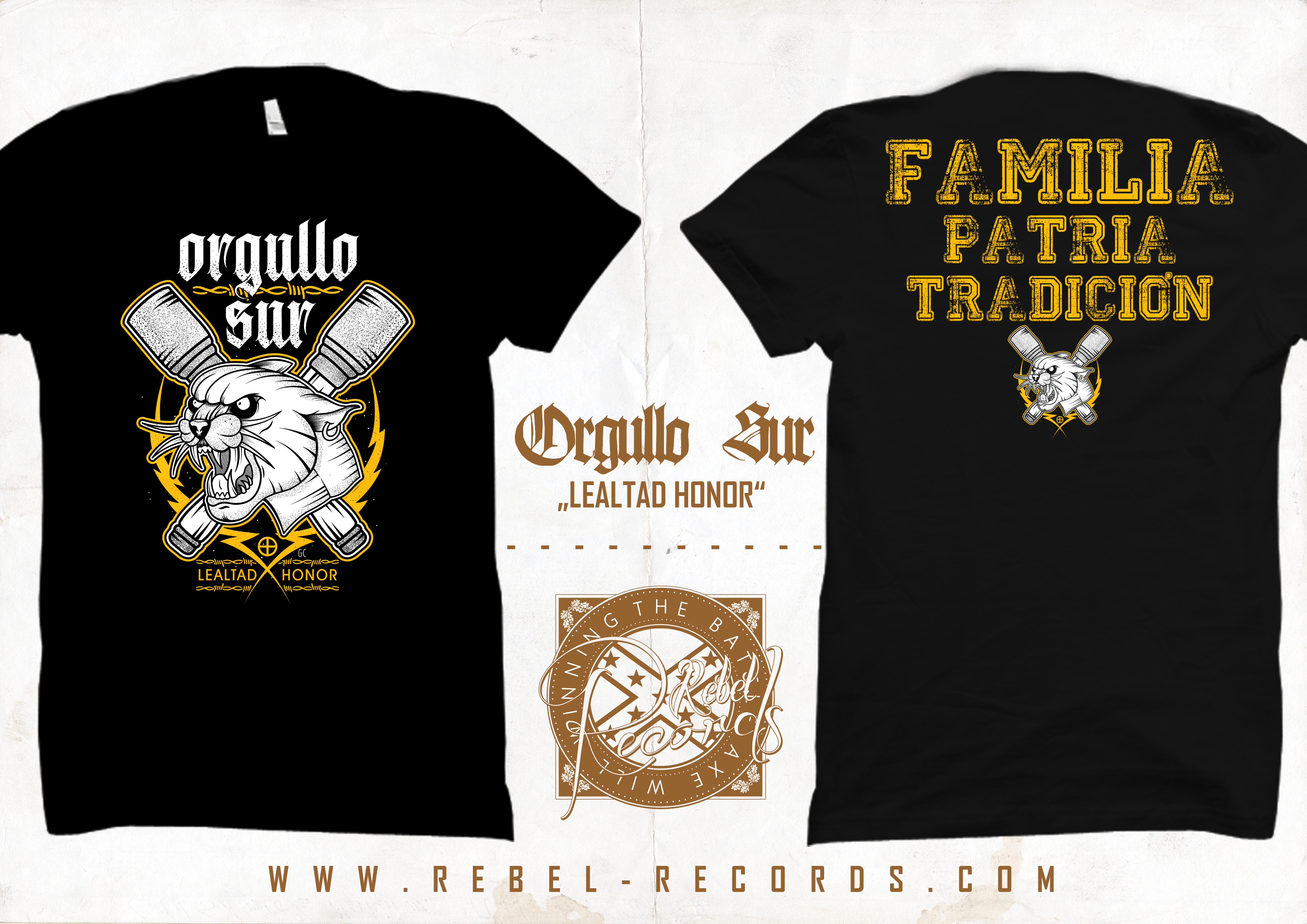 ORGULLO SUR - LEALTAD HONOR T-SHIRT