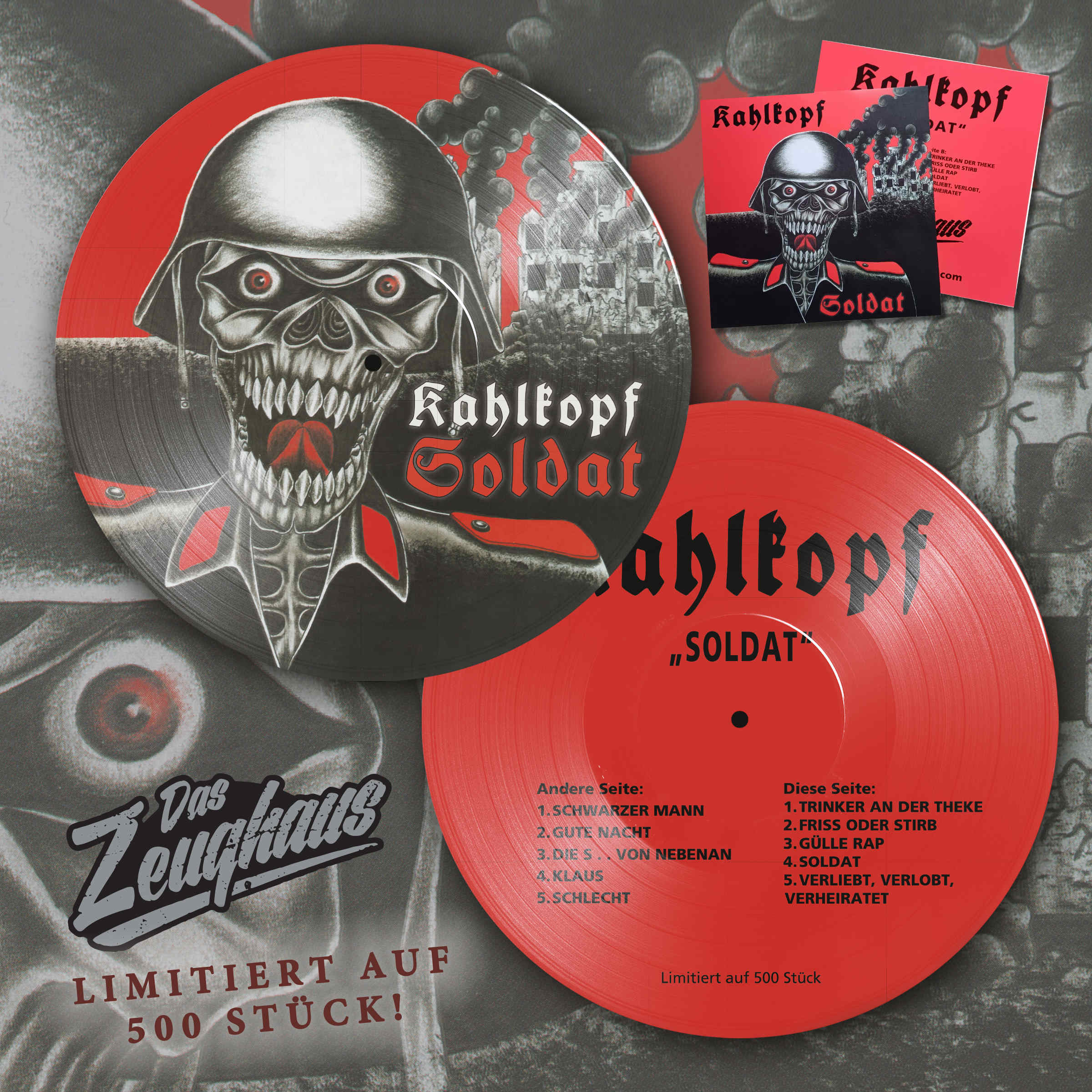 Kahlkopf - Soldat Bild-LP