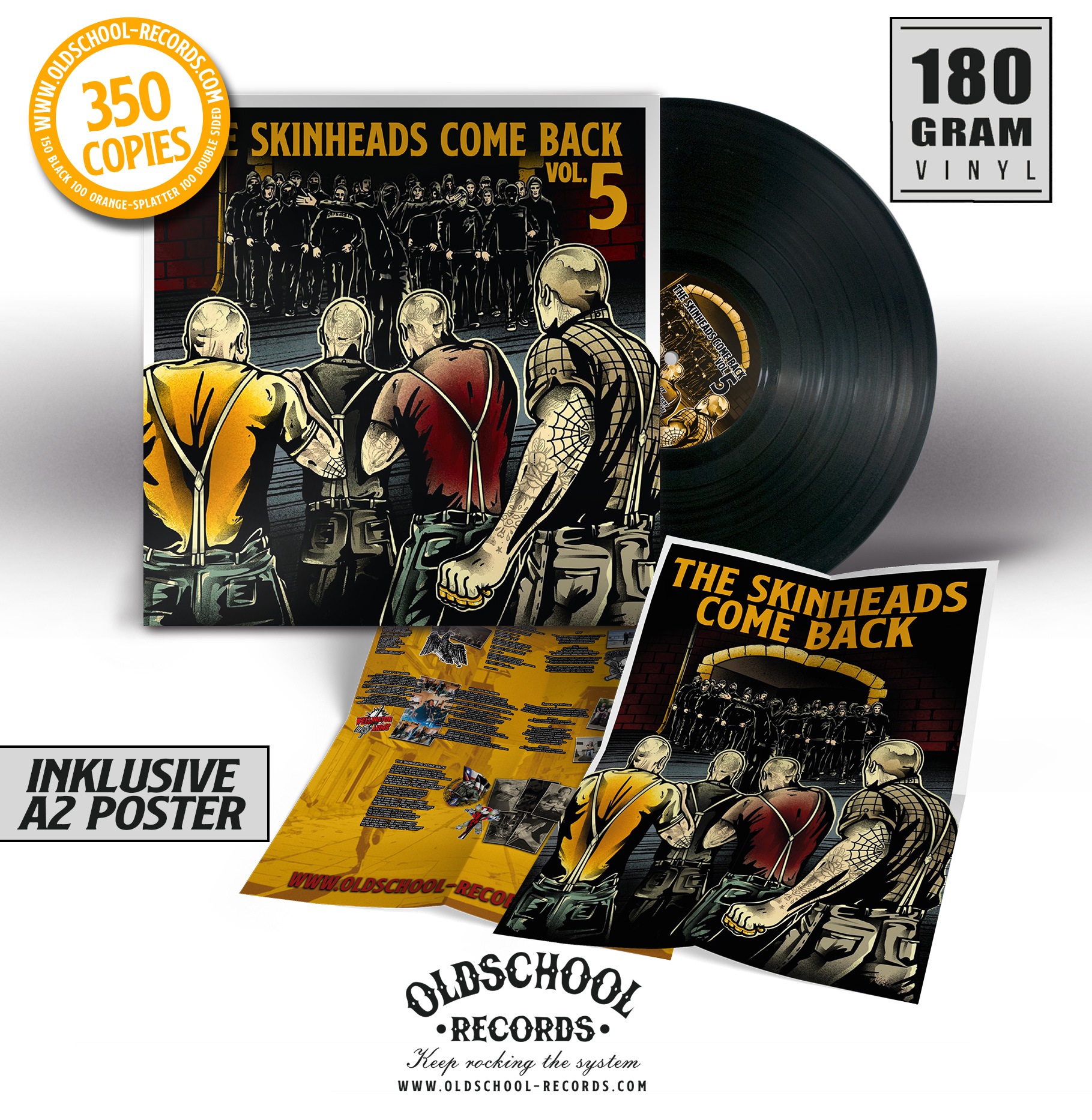 The Skinheads Come Back vol. 5 LP