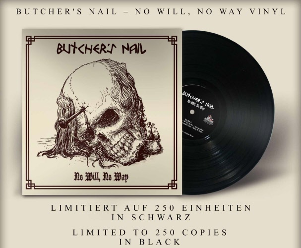 Butcher´s nail - No will, no way LP