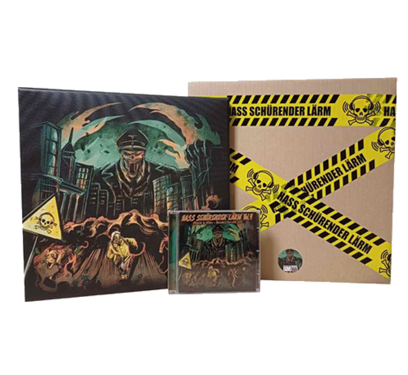 Hass schürender Lärm Vol.4 Split CD - (Xerum 525, Amok, Macht & Ehre) LIMTIERTE EDITION