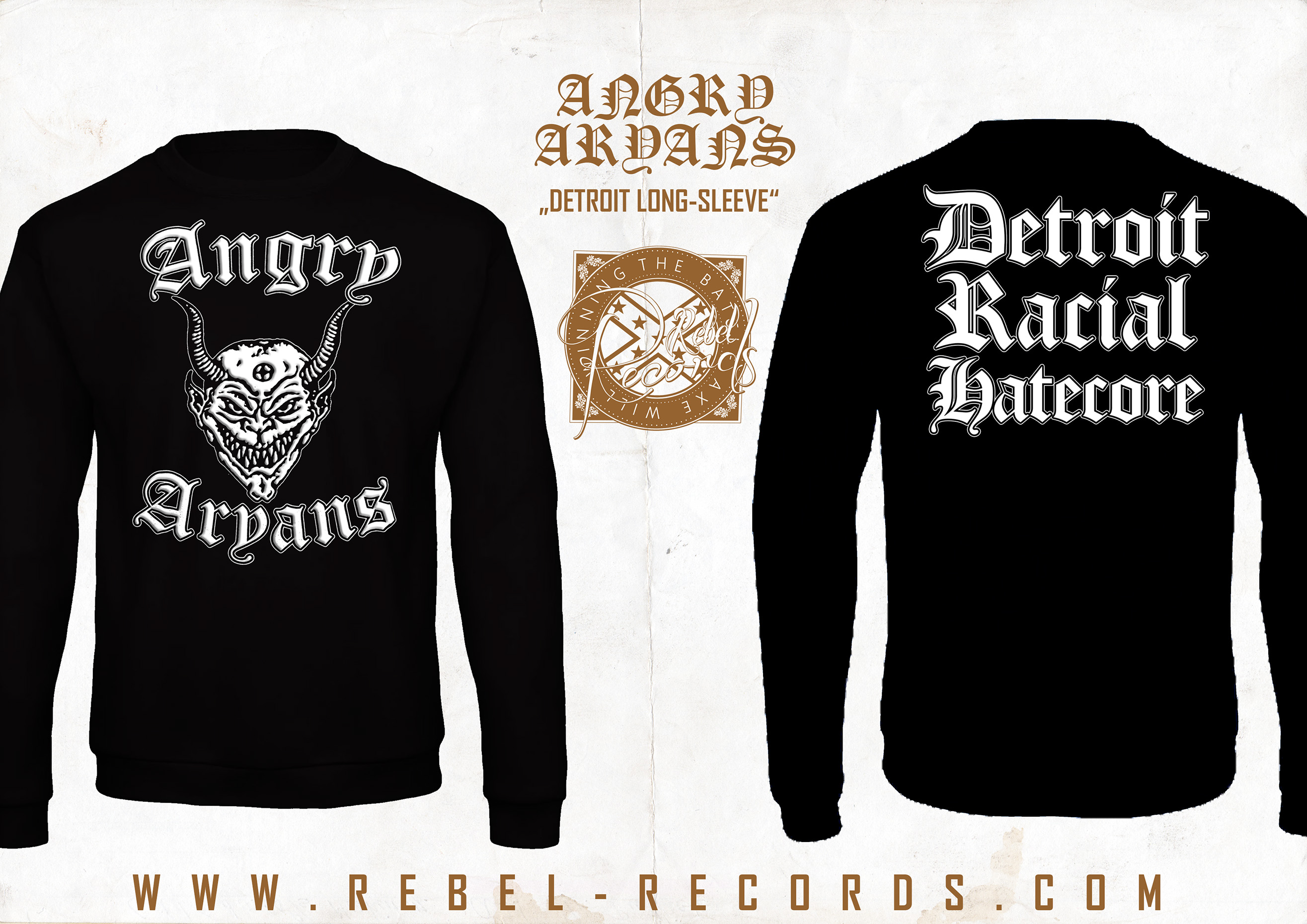 Angry Aryans - Detroit Pullover