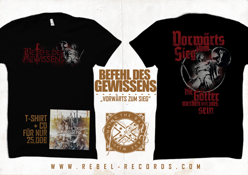 Befehl des Gewissens - Vorwärts zum Sieg T-Shirt+CD