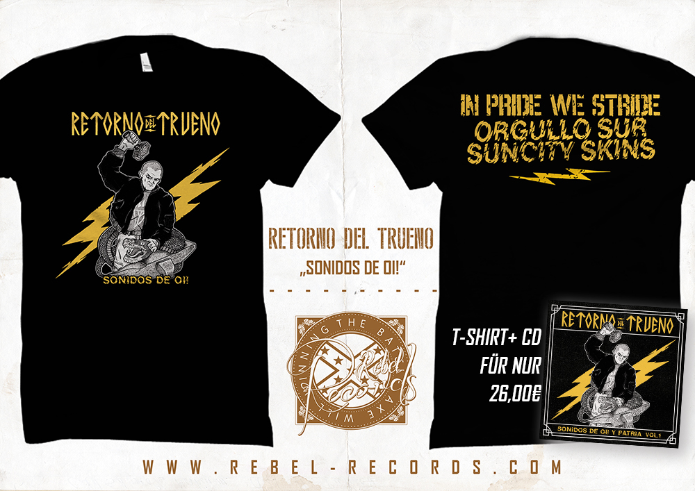 Retorno Del Trueno - Sonidos de Oi! T-Shirt + CD