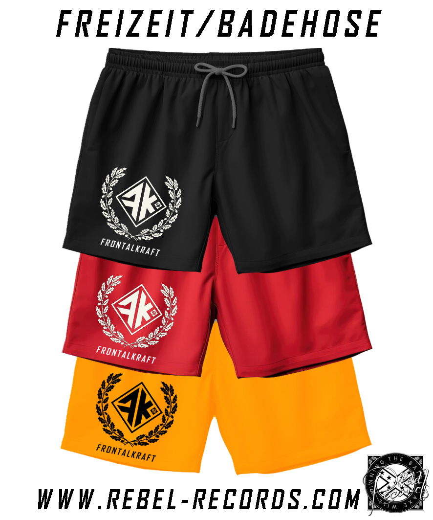 Frontalkraft - Bade- Freizeithose Logo 2024 II