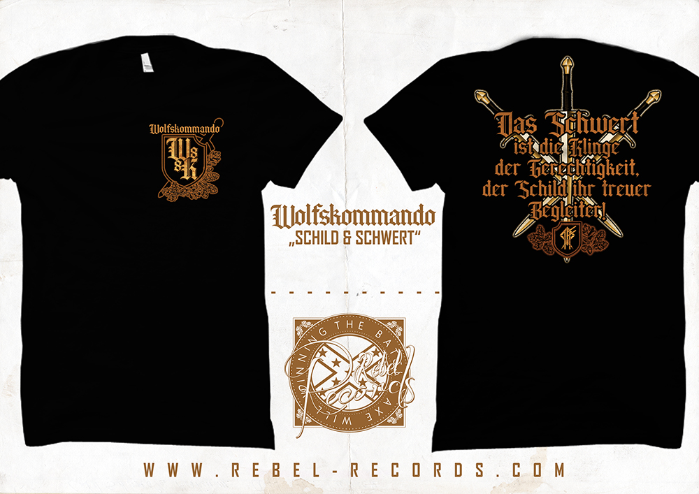 Wolfskommando - Schild & Schwert  T-Shirt