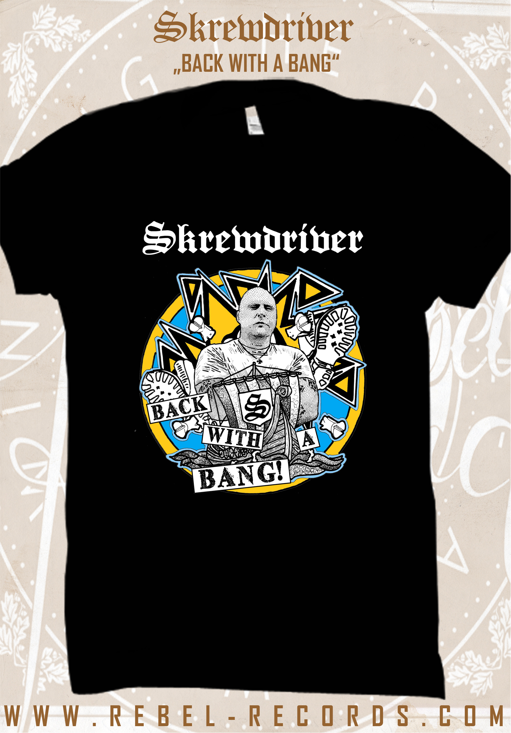 Skrewdriver - Back with a Bang T-Shirt