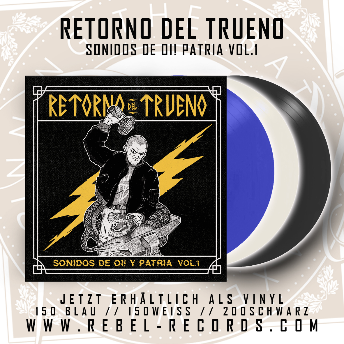 Retorno del Trueno - Sondios de OI! Y Patria Vol.1 LP