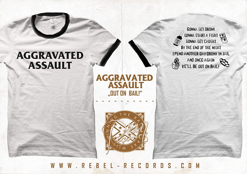 Aggravated Assault - Out on Bail! T-Shirt
