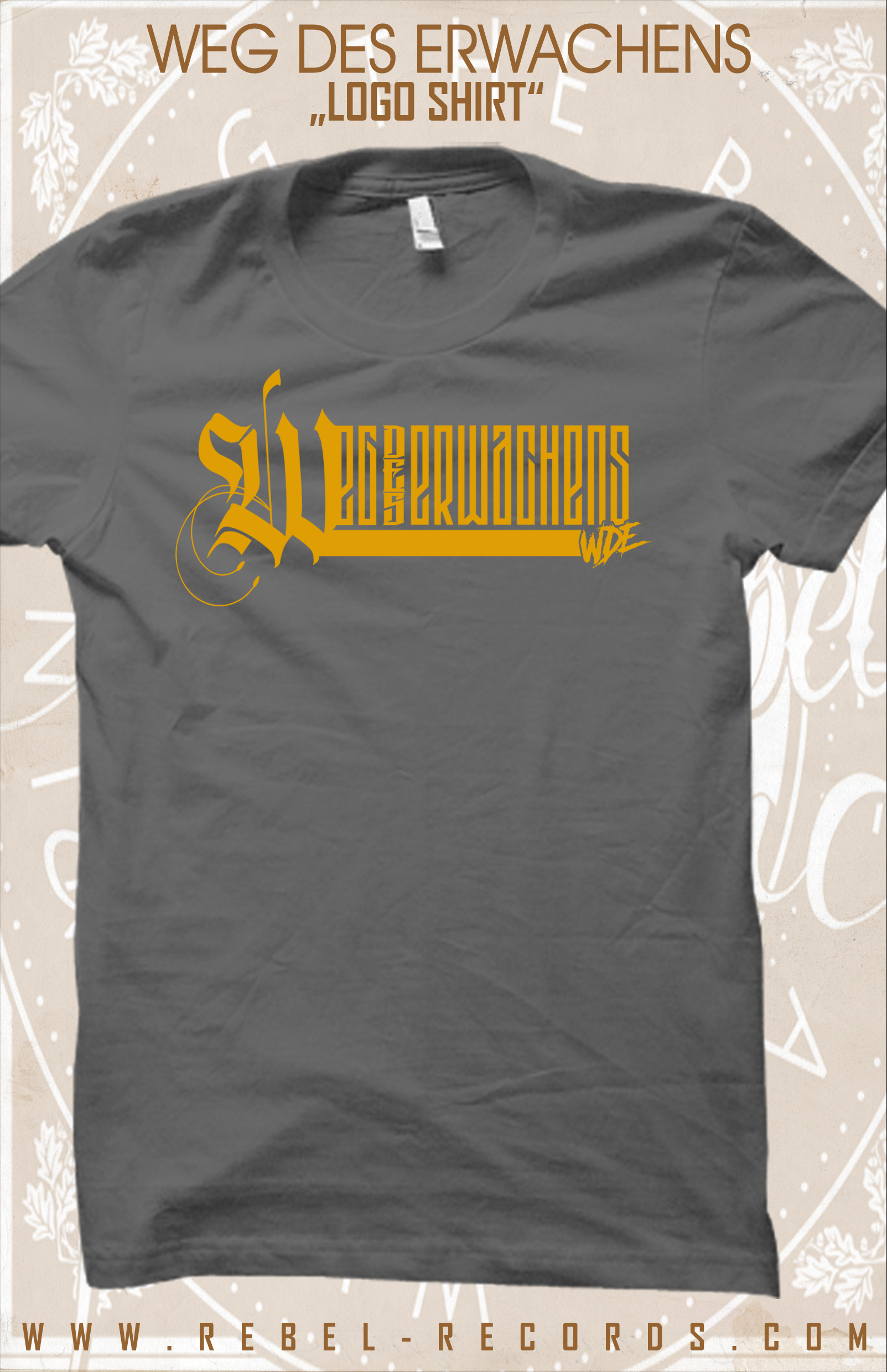 WEG DES ERWACHENS T-Shirt grau